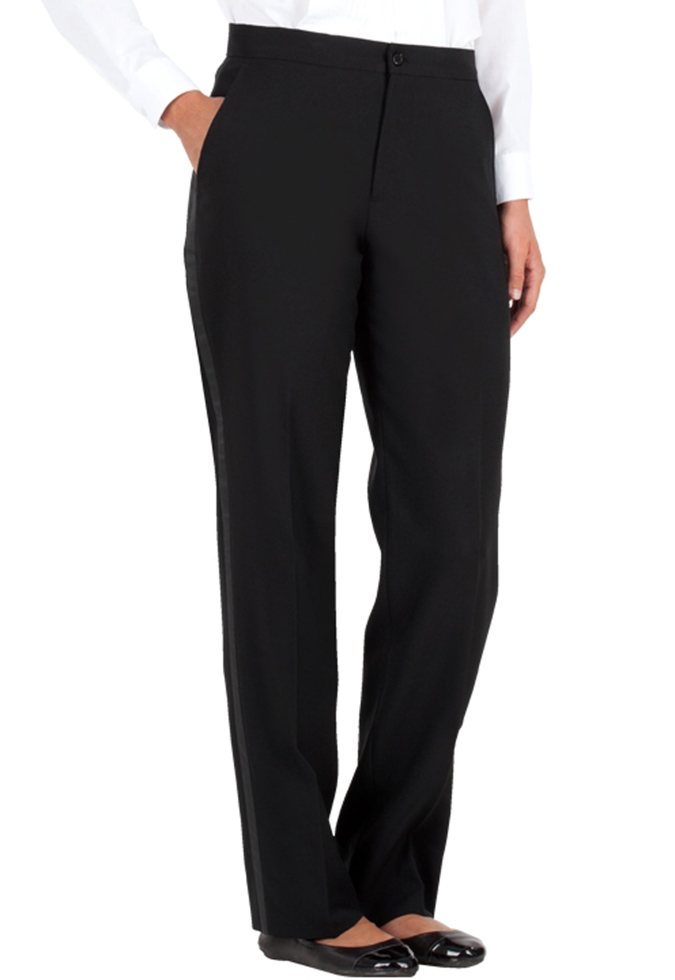 Black MARTINI Women Stripe High Waist Formal Trouser at Rs 539