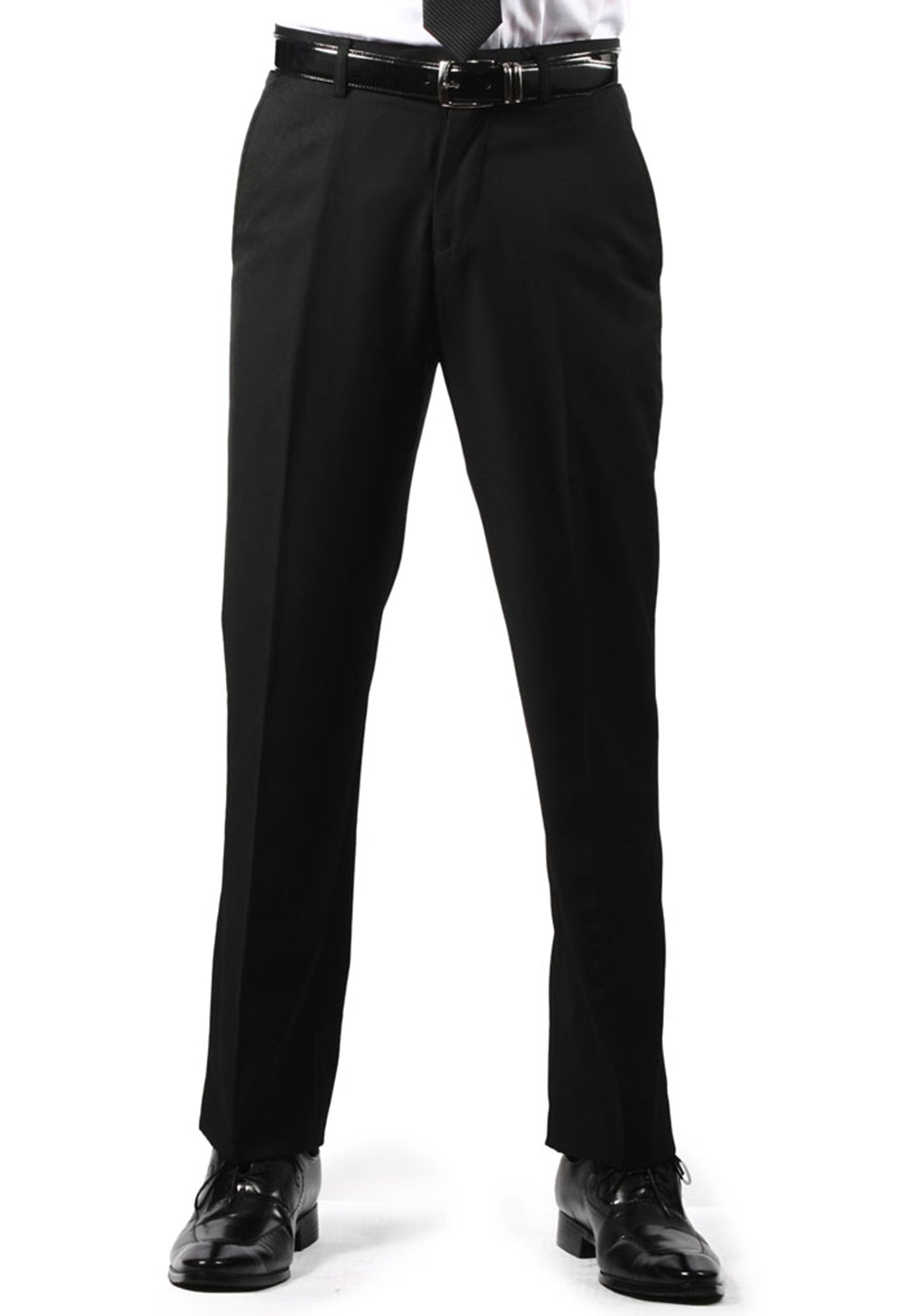Aspen Navy Super 150's Slim-Fit Flat Front Suit Pants – belltuxedowholesale